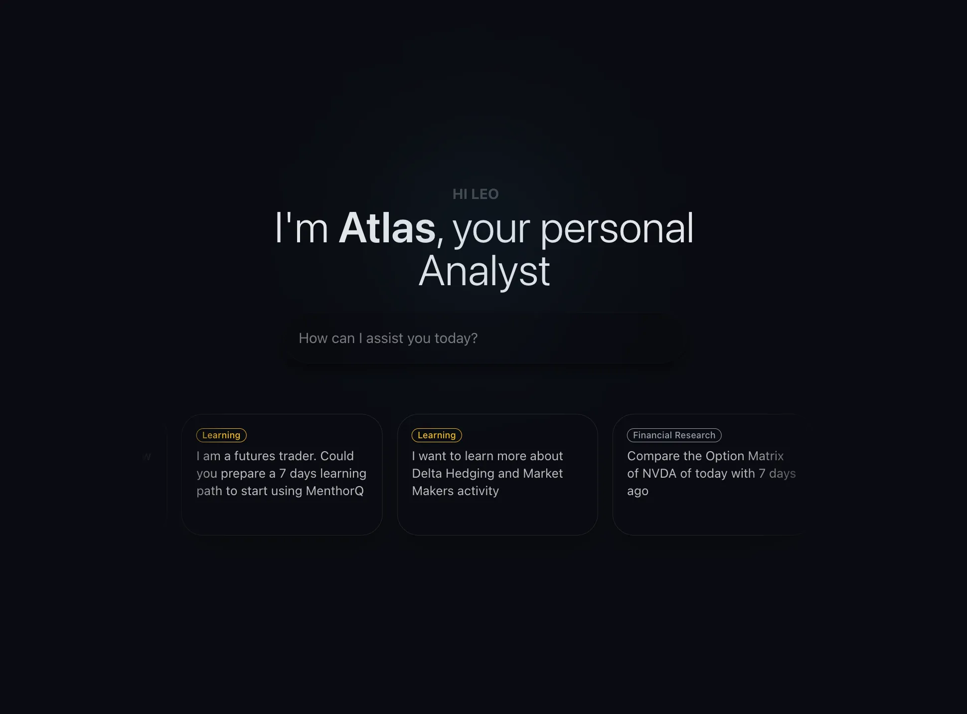 Atlas AI dealer flow dashboard